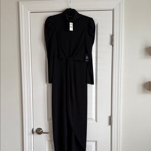 Express Black Long Sleeve Dress